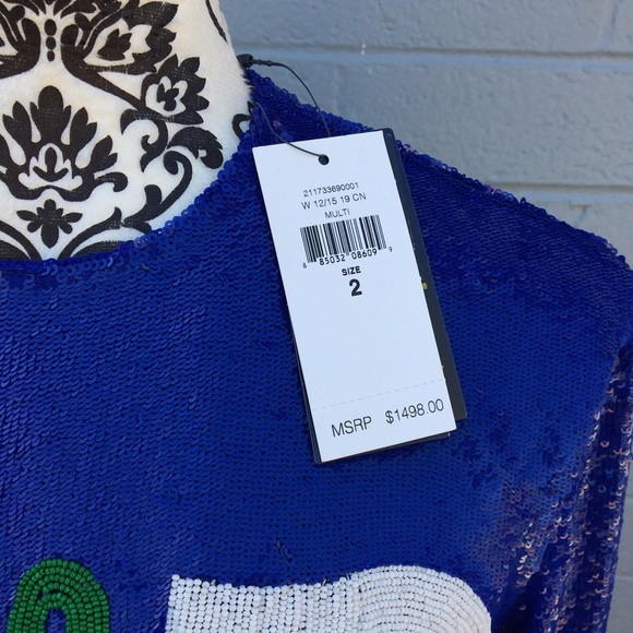 Polo Ralph Lauren CP-93 Sequined Shift Dress NWT - Picture 7 of 11